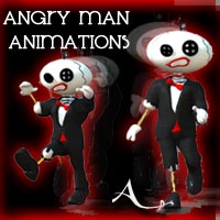 2 short hand-made animations for Angry Man - RDNA Christmas Freebie