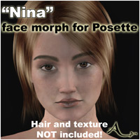 Custom Morph Target for  P4 Woman